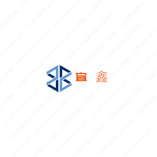 启明logo设计