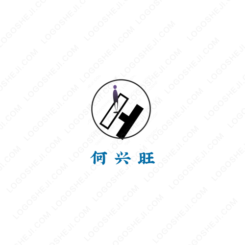 一徽花艺logo设计