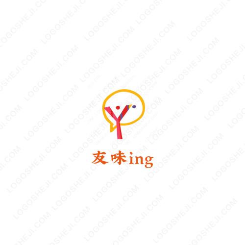 小红坠logo设计