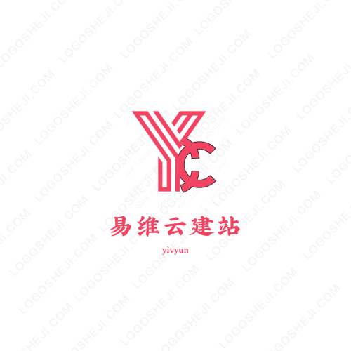 南舍北言logo设计
