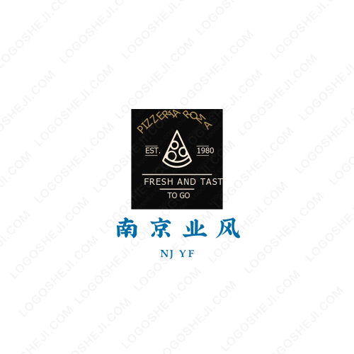 乐爱泽服饰logo设计