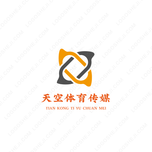 七彩黄陵logo设计