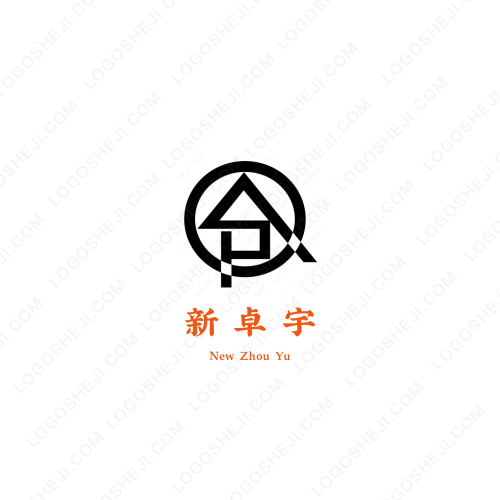 江畔千翼logo设计