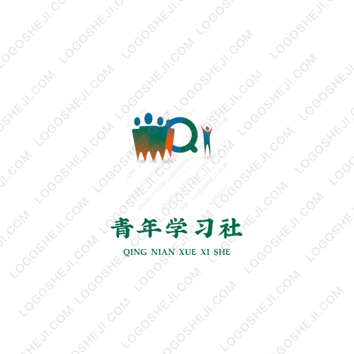 青年学习社logo设计