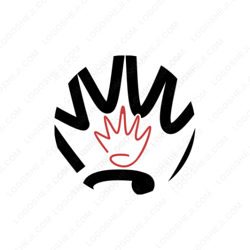 遇见造型logo设计