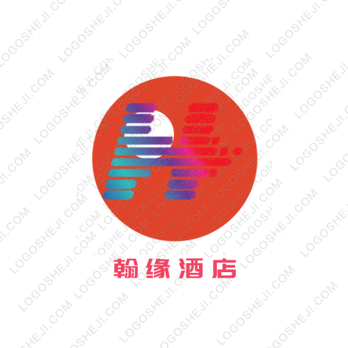 鸿运礼炮庆典logo设计