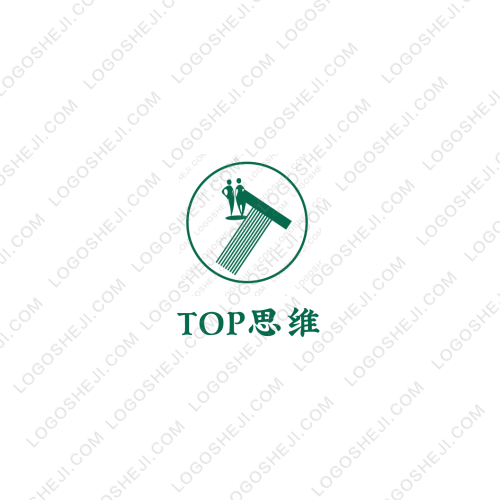 深度空间装饰logo设计
