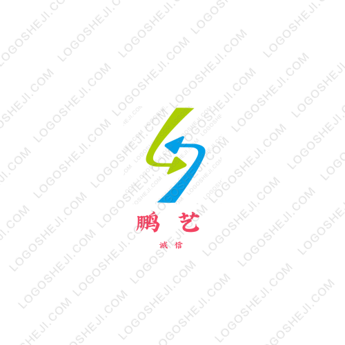 奇花异草logo设计