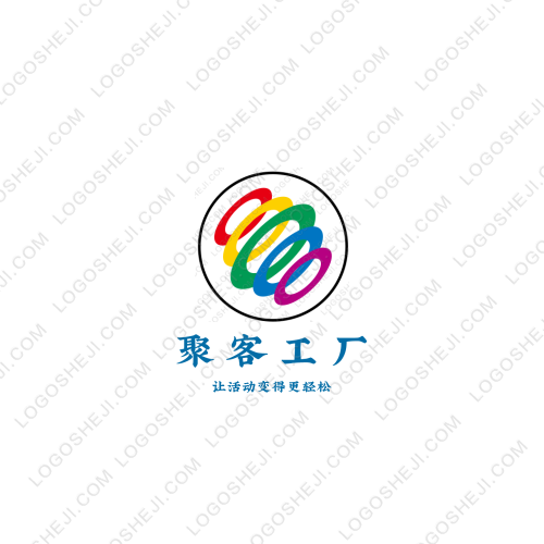缤纷鲜果logo设计