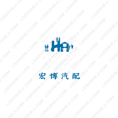 惠乐街logo设计