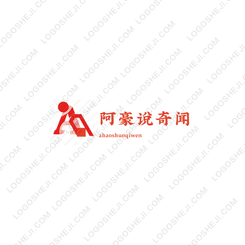 七彩黄陵logo设计