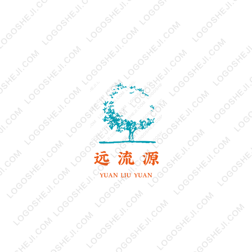 桂江园林logo设计