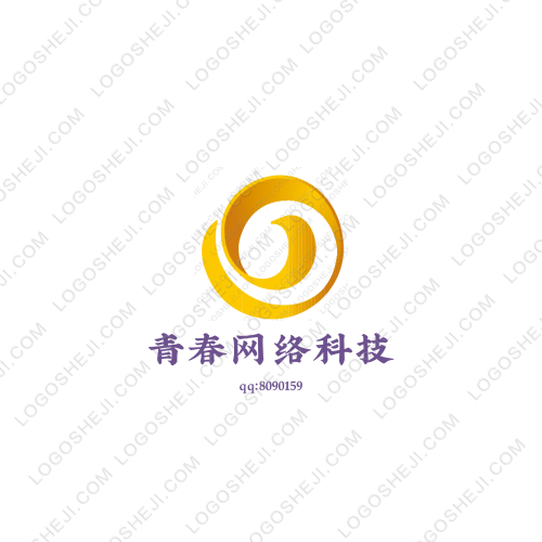 一千度科技logo设计