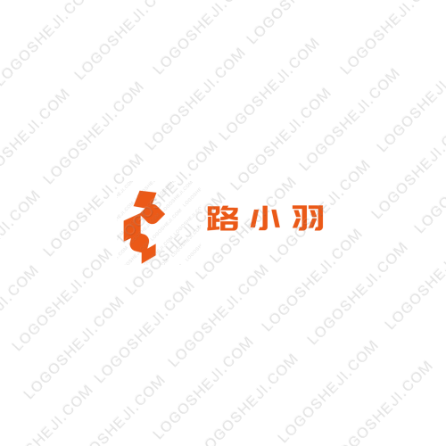 路小羽logo设计