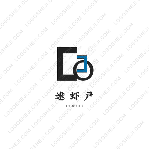 逮虾户logo设计