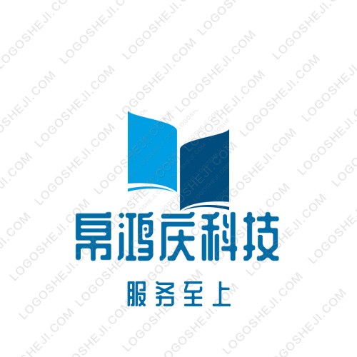帛鸿庆科技logo设计