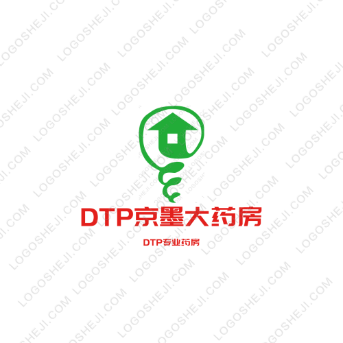 DTP京墨大药房logo设计