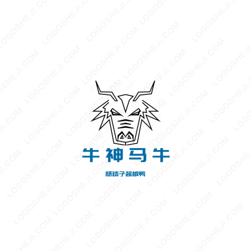 深蓝云logo设计
