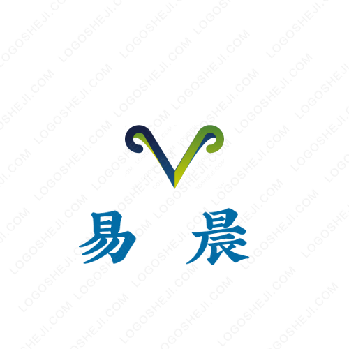 未晚logo设计