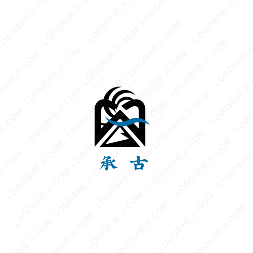 龙飞翡翠logo设计