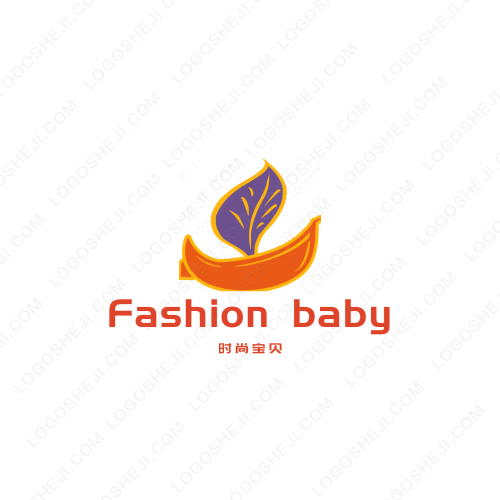 明月秋枫logo设计