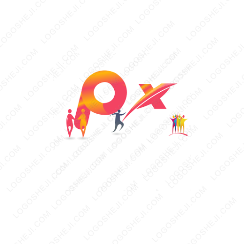 主流看点logo设计