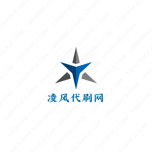 小P孩潮品窝logo设计
