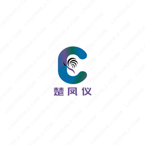 蔷薇治愈情感logo设计