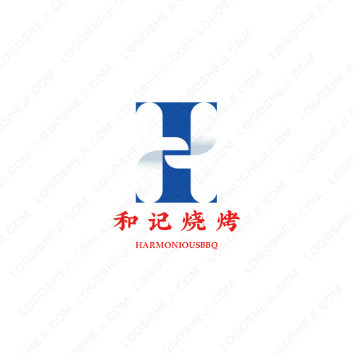 二中鸡脚logo设计