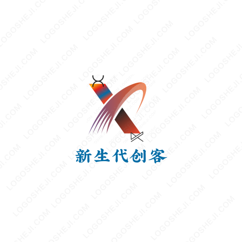 vr线上旅游logo设计