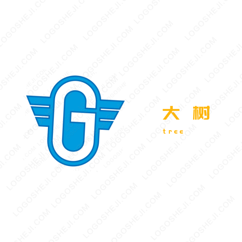 张家天翼油坊logo设计