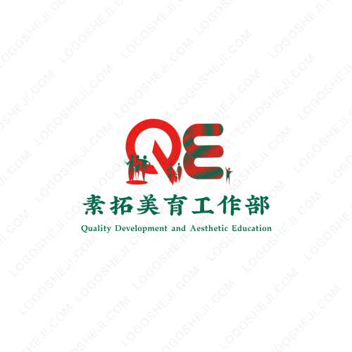 艺美艺术学笑校logo设计