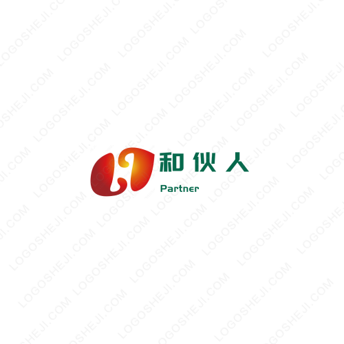 爱和团队logo设计