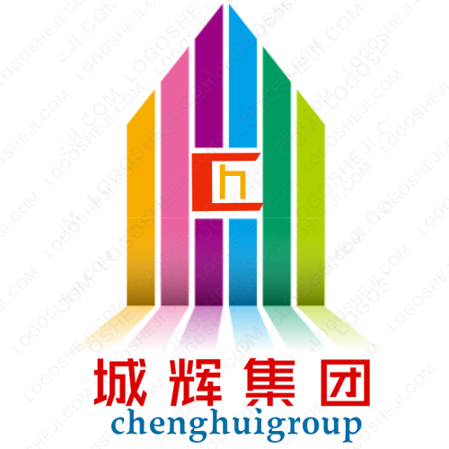 华美沙画logo设计