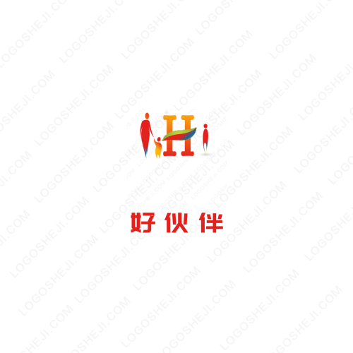 佰仂人力logo设计