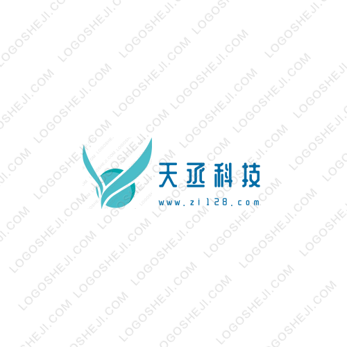 倾城科技logo设计