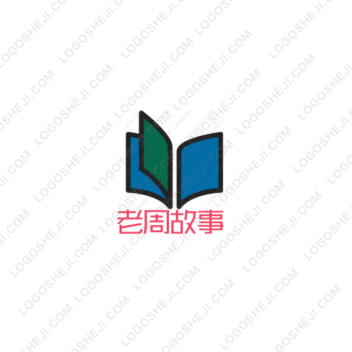 白地蓝天家具城logo设计