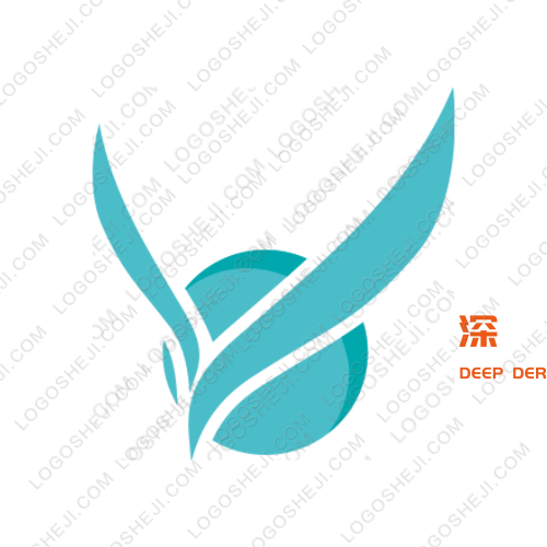 尚德鸽子logo设计