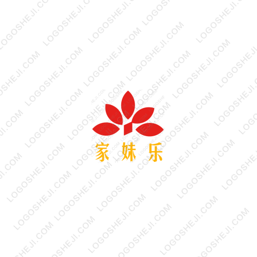 遇见冰淇淋屋logo设计