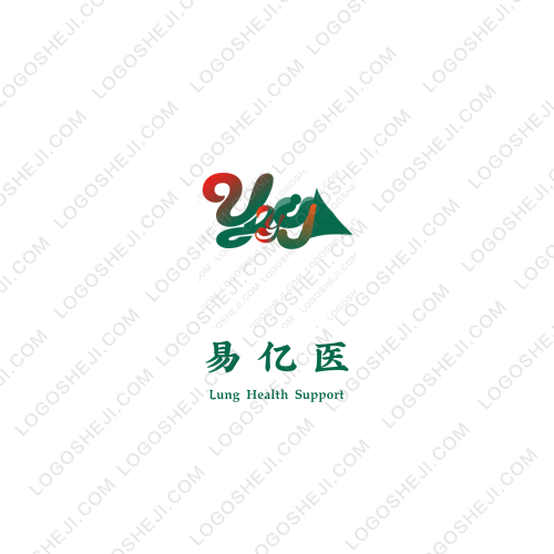 八足鱼医药logo设计