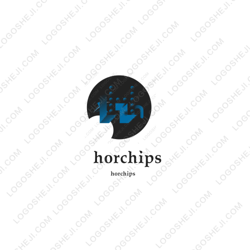鹿由秒赞网logo设计