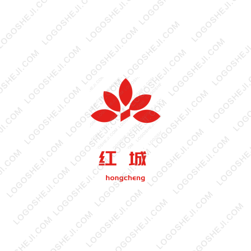 麦禾轻食logo设计
