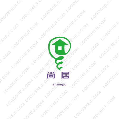 兴仁搬家logo设计