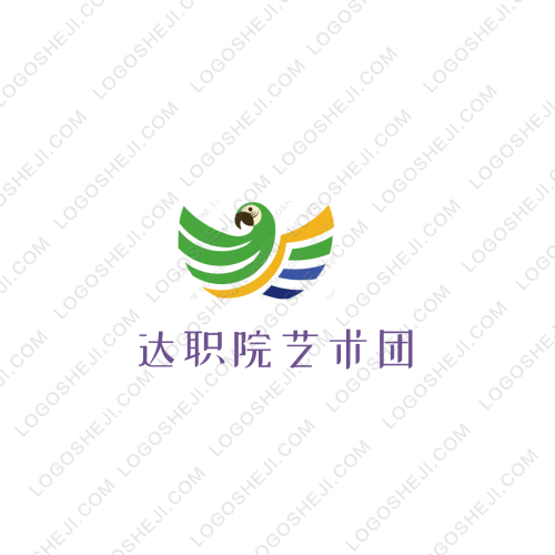 电大百分百logo设计