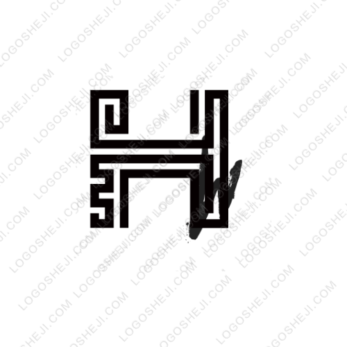 博旺科技logo设计