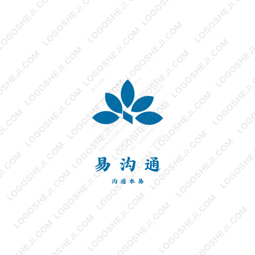 蒲公英足迹logo设计