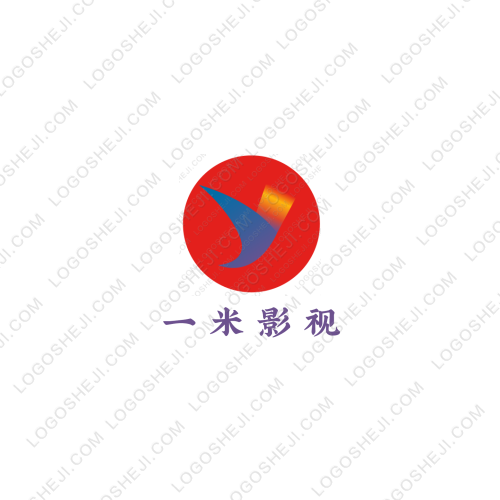 一米影视logo设计