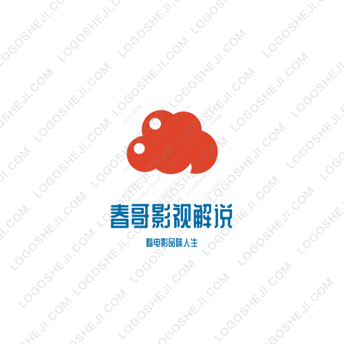 橙色阳光logo设计