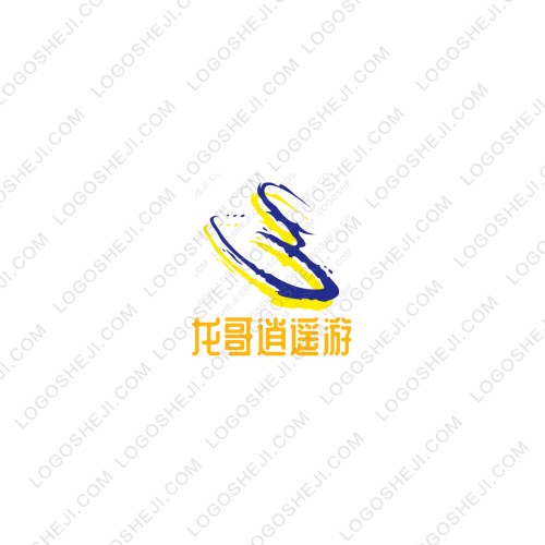 靑龍logo设计