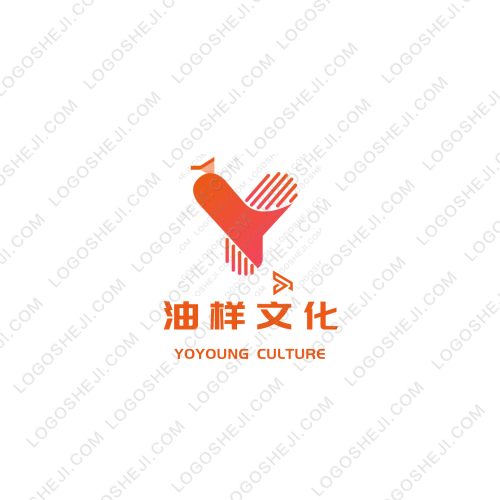 洛叶博客logo设计